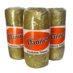 Cordão Lurex 0.5mm Dourado – C/50 Metros