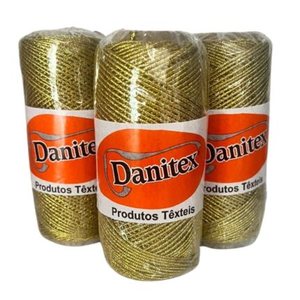 Cordão Lurex 0.5mm Dourado – C/50 Metros
