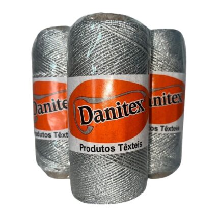 Cordão Lurex 0.5mm Prata – C/50 Metros