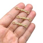 Entremeio Trabalhado 31mm Dourado – 1 Und - Imagem 3