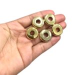 Entremeio Redondo 21mm Abs Dourado - C/ 5 Unds - Imagem 3