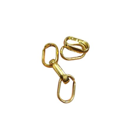 Conta Elo Abs 19mm Dourado - 20 Gramas