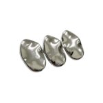 Conta Abs Ondulada 29mm Níquel - 20 Gramas
