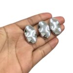 Conta Abs Ondulada 29mm Níquel - 20 Gramas - Imagem 2