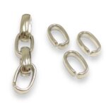 Conta Elo Abs 25mm Níquel – 20 Gramas
