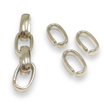 Conta Elo Abs 25mm Níquel – 20 Gramas