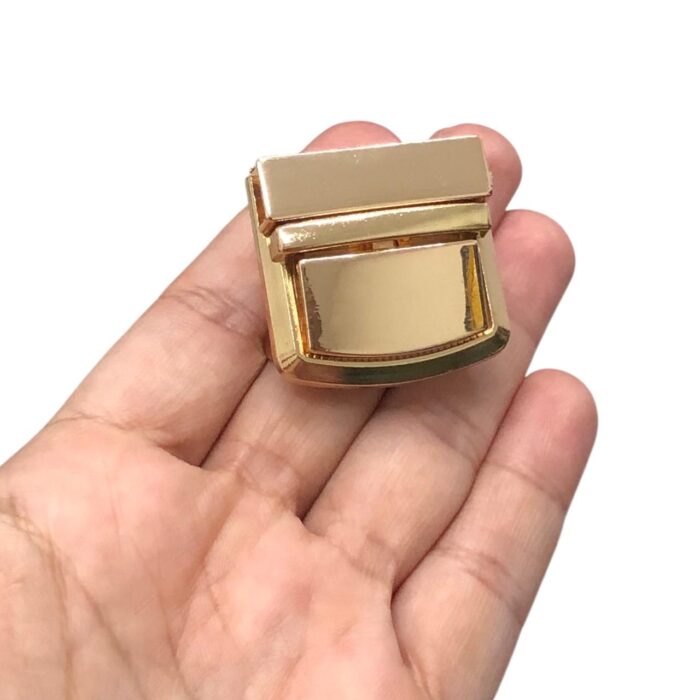 Fecho P/ Bolsa 3.5cm Dourado – 1 Und - Imagem 2