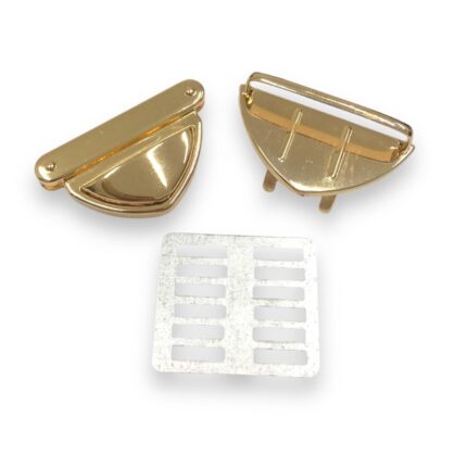 Fecho P/ Bolsa 5cm Dourado