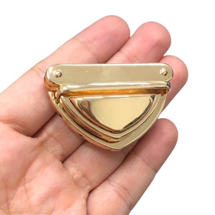 Fecho P/ Bolsa 5cm Dourado - Imagem 2