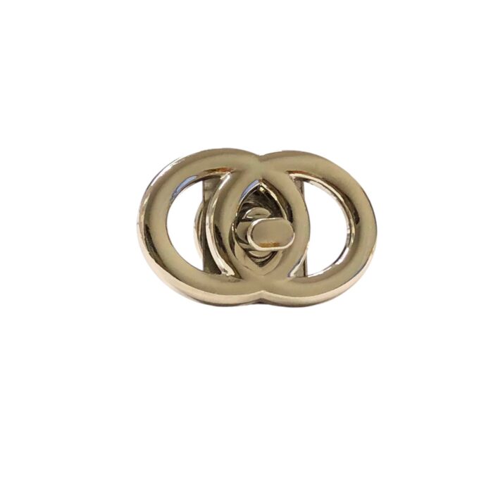 Fecho P/ Bolsa 4,3x2,3cm Níquel – 1 Und - Imagem 3