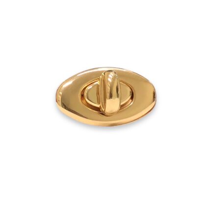 Fecho P/ Bolsa Oval 3.5×2cm Dourado – 1 Und