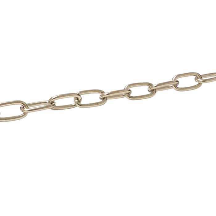 Corrente Retangular 12x23mm Metal Niquel - Metro - Imagem 1