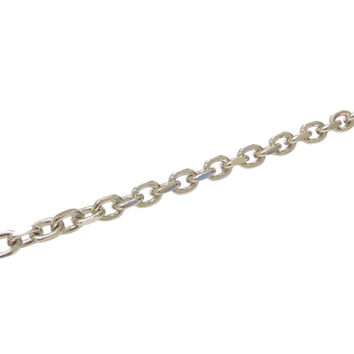 Corrente Alumínio 10x14mm Níquel - Metro - Imagem 1