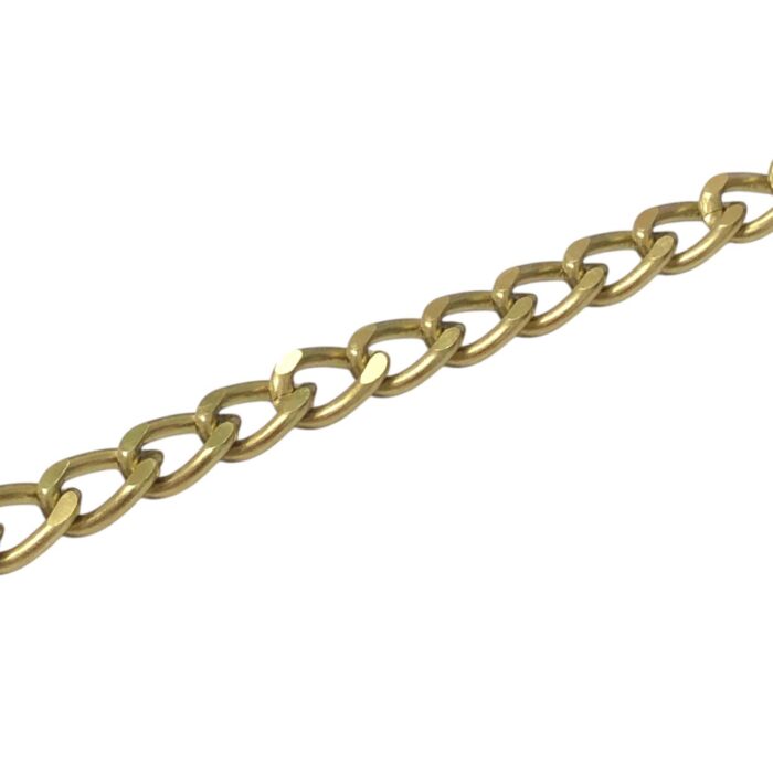 Corrente Alumínio 8x15,2mm Ouro Velho - Metro - Imagem 3