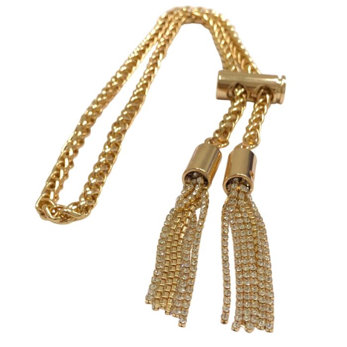 Cordão P/ Bolsa C/Regulagem 60cm Dourado - 1 Und - Imagem 3