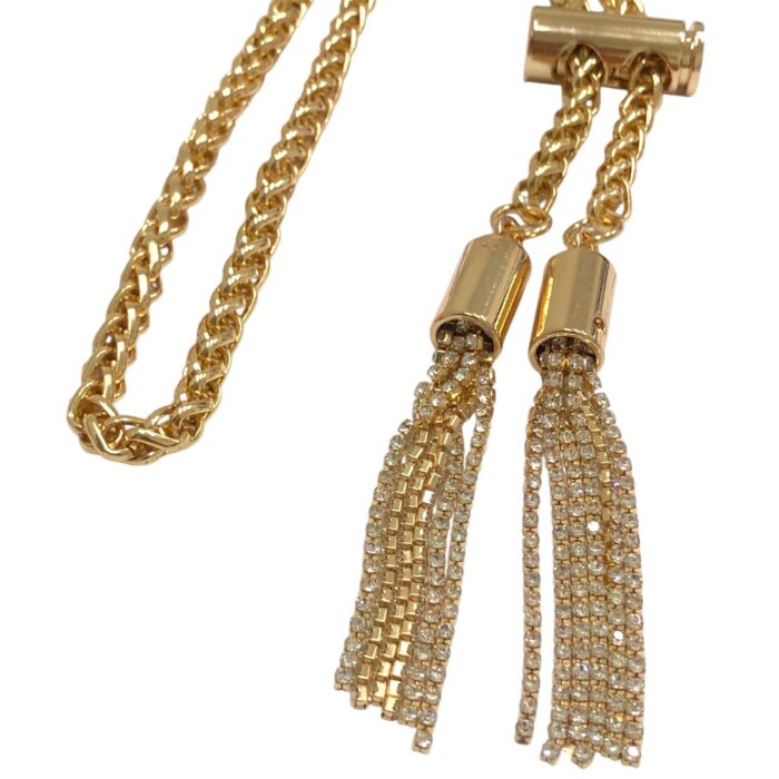 Cordão P/ Bolsa C/Regulagem 60cm Dourado - 1 Und - Imagem 4