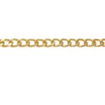 Corrente Alumínio 10×14mm Dourado – Metro - Imagem 3