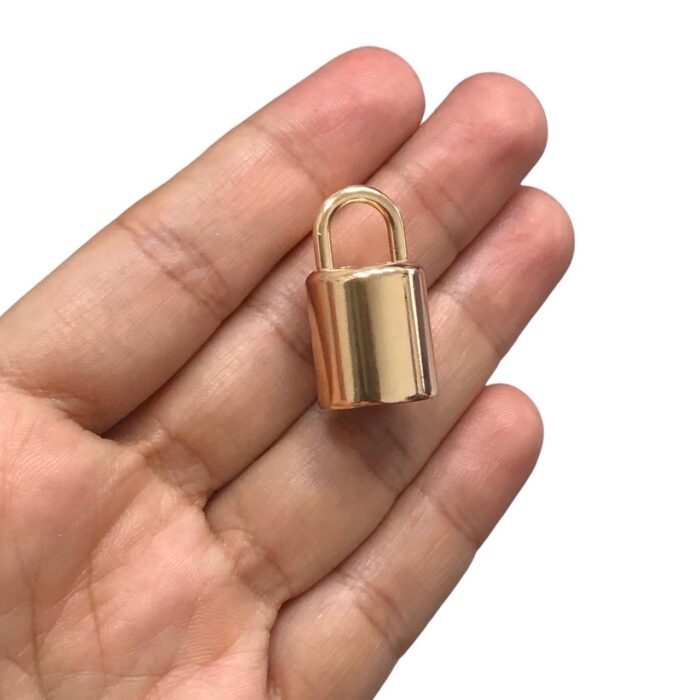 Terminal Redondo P/ Alça 15x30mm Dourado - 1 Und - Imagem 2