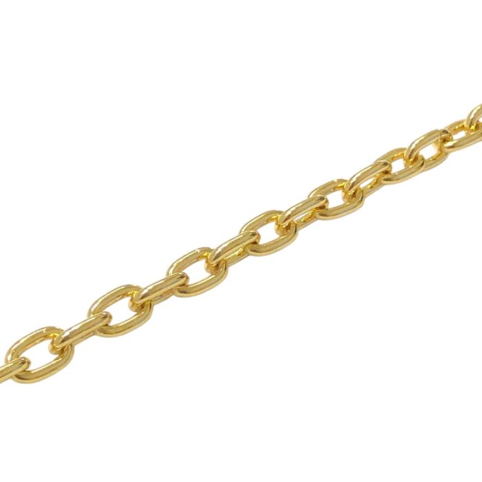 Corrente Oval Dourado Metal - Metro - Imagem 1