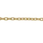 Corrente Oval Dourado Metal - Metro - Imagem 4