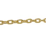 Corrente Oval Dourado Metal - Metro - Imagem 3