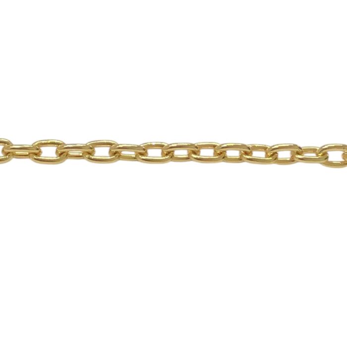 Corrente Oval Dourado Metal - Metro - Imagem 4