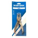 Alicate Perfurador Furo Único 13cm Níquel - 1 Und