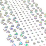 Cartela Termocolante Strass Diversos - 1 Und