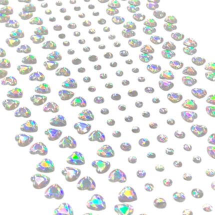 Cartela Termocolante Strass Diversos - 1 Und