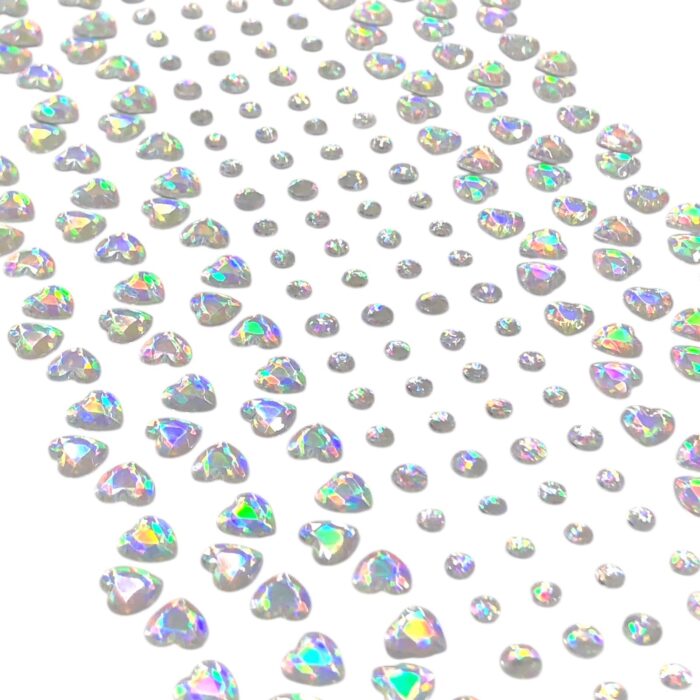 Cartela Termocolante Strass Diversos - 1 Und - Imagem 1