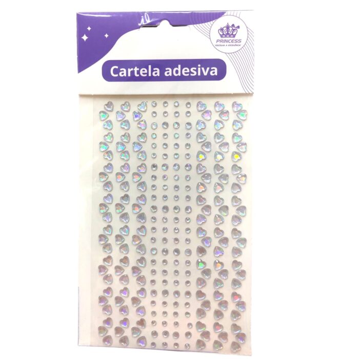 Cartela Termocolante Strass Diversos - 1 Und - Imagem 2