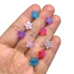 Conta Infantil Estrela 11mm Acrílico Irizado - 20 Gramas - Imagem 2