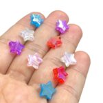 Conta Infantil Estrela 11mm Acrílico Irizado - 20 Gramas - Imagem 3