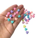 Conta Infantil Coração 9mm Plástico - 20 Gramas - Imagem 4