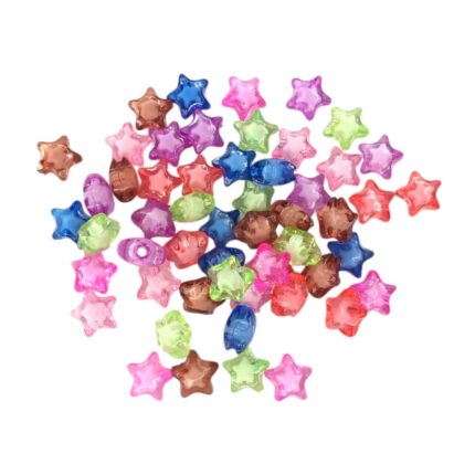 Conta Infantil Estrela 11mm Acrílico  – 20 Gramas