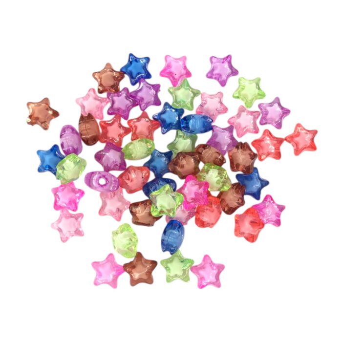 Conta Infantil Estrela 11mm Acrílico  – 20 Gramas - Imagem 1