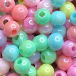 Conta Bola Irizada 6mm Acrílico – 20 Gramas - Imagem 3