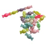 Conta Infantil Bombom 24mm Acrílico Irizado - 20 Gramas
