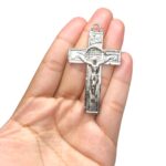 Pingente Cruz 63mm Níquel - 1 Und - Imagem 2