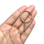 Argola P/Chaveiro 30mm C/Corrente Dourado – 1 Und - Imagem 2