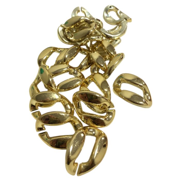 Elo 35mm Abs Dourado - 1 Und - Imagem 1