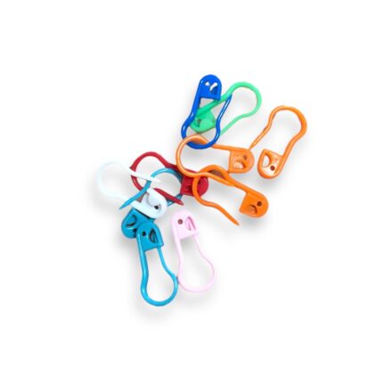 Clips Marcador P/Crochê 23mm Plástico - C/ 10 Unds