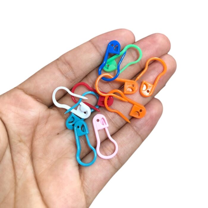 Clips Marcador P/Crochê 23mm Plástico - C/ 10 Unds - Imagem 2