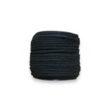 Cordão de Algodão Trançado 4mm Preto – Metro