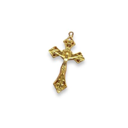 Pingente Cruz 42mm Dourado - 1 Und