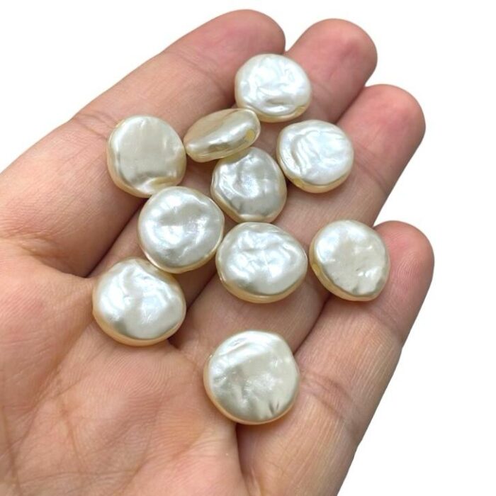 Conta Imitação Pérola Água Doce 14mm – 20 Gramas - Imagem 2