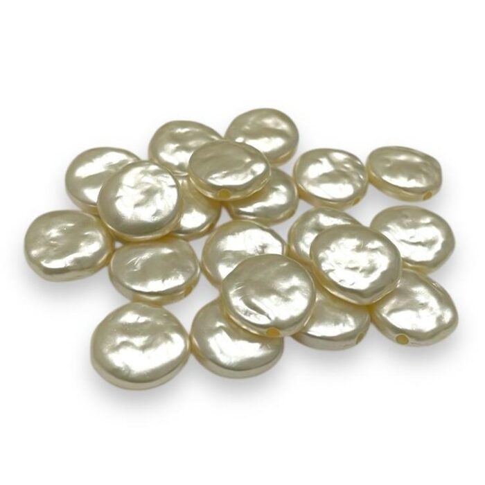 Conta Imitação Pérola Água Doce 14mm – 20 Gramas - Imagem 1