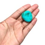 Conta Mármore Achatada Disforme Resina - 20 Gramas - Imagem 2