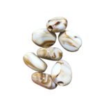Conta Mármore Achatada 23mm Resina - 20 Gramas