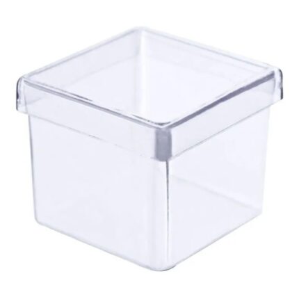 Caixa Acrílica Quadrada 6x6 - C/ 10 Unds